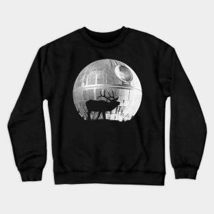 Elk That's No Moon Crewneck Sweatshirt